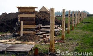Деревянные столбы для вашего забора
