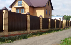 забор из провнастила