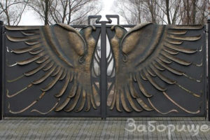 Ворота из  ковки