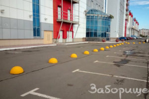 Складные стационарные барьеры