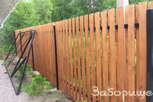 Крепление досок на металлический каркас